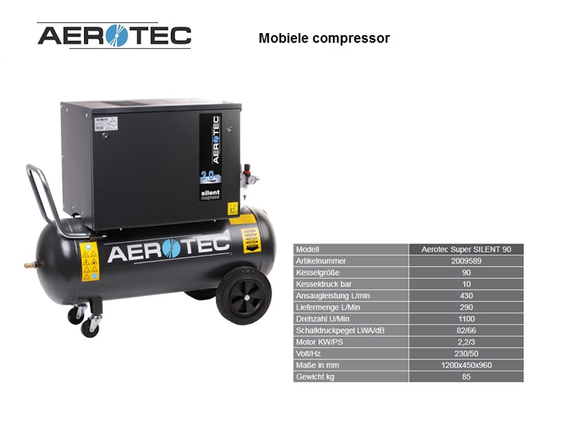 Aerotec  zuigercompressor 310-50 FC - 230 V | DKMTools - DKM Tools