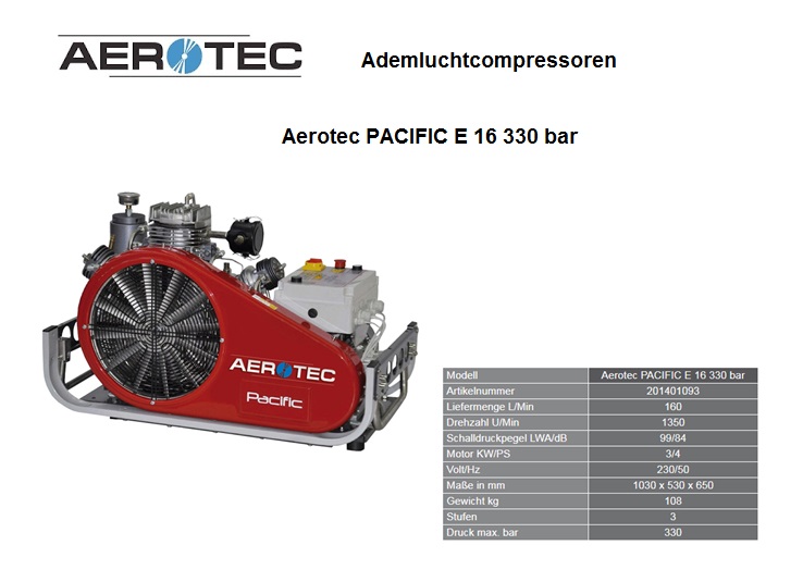 Ademluchtcompressoren ATLANTIC P 100/1 - 225 bar - 230 V | DKMTools - DKM Tools