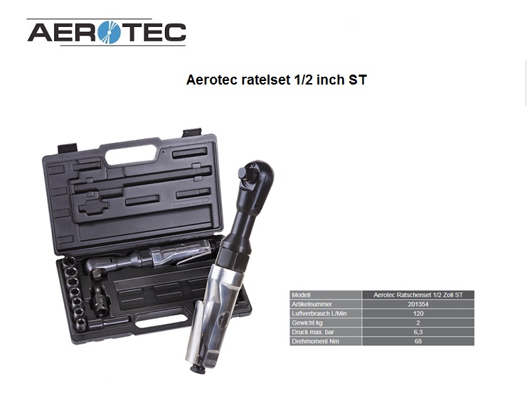 Aerotec ratelschroevendraaier 1/2