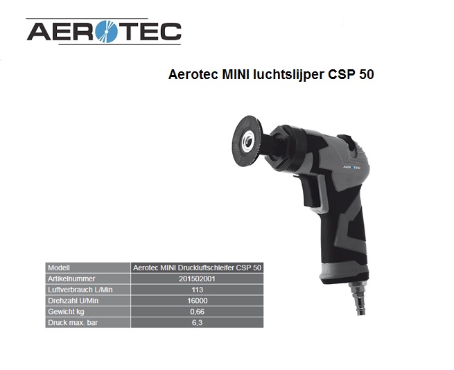 Aerotec MINI luchtslijper CSP 50