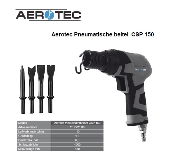 Aerotec Pneumatische beitel-Set CSP 150