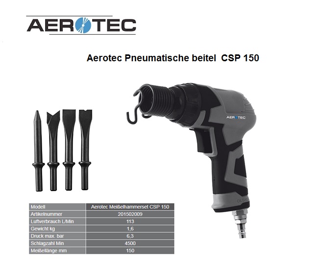 Aerotec Pneumatische beitel-Set STX II 225 mm | DKMTools - DKM Tools