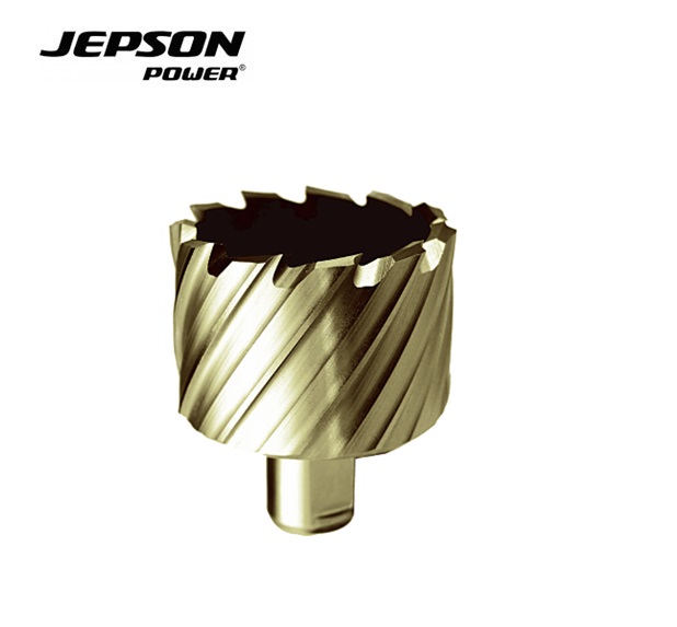 Jepson Power GOLDFINGER - TiN gecoate HSS-CO kernboor ø 36 x 30 mm