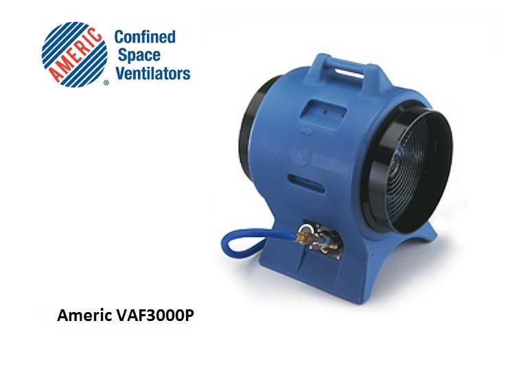 Americ VAF3000P 305mm pneumatische industriele ventilator