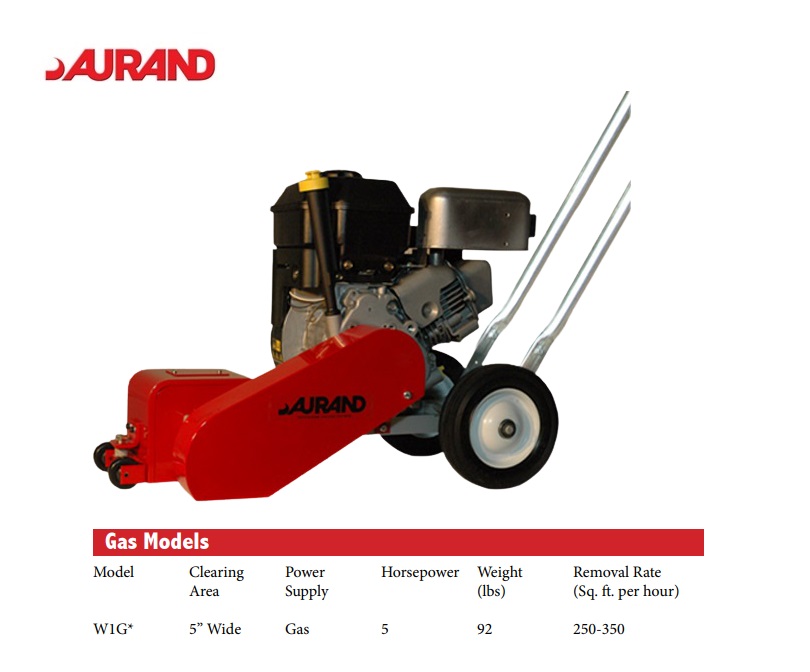 Aurand W1G Gasoline Powered Line Remover