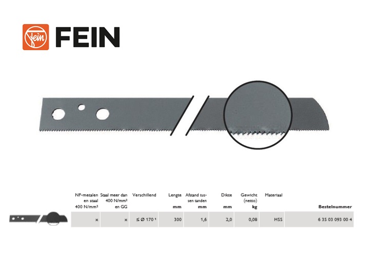 HD-zaagbladen NF-metaal en staal 500x2,0mm | DKMTools - DKM Tools