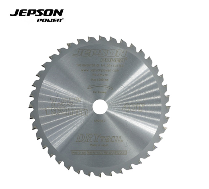 Jepson Power Drytech HM zaagblad ø 192 mm / 40T voor staal