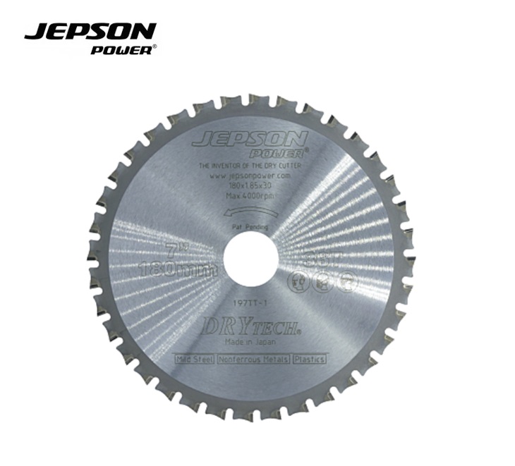 Jepson Power Drytech® HM zaagblad ø 180 mm / 36T voor staal
