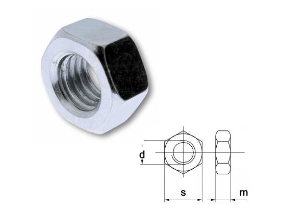 Zeskantmoer DIN 934 RVS A2-70 M 10 KVP-100 | DKMTools - DKM Tools