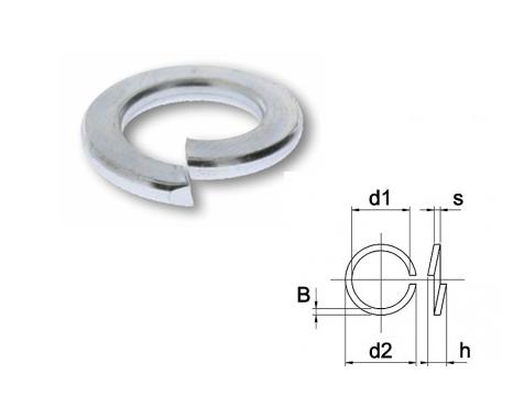 Veerring DIN 127B galvanisch verzinkt M 3 KVP-200