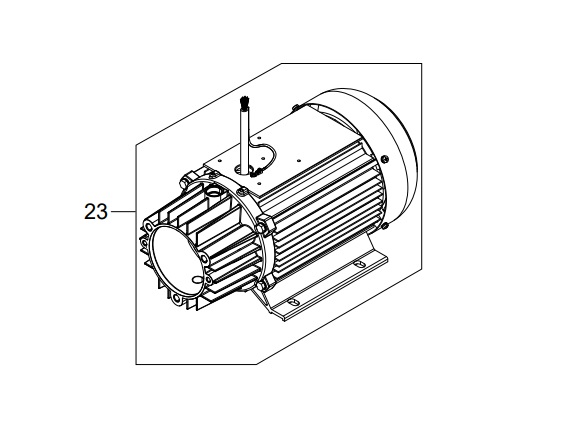 Motor 5.5 KW 220/230-400/440/3/50/60 EU 107141954