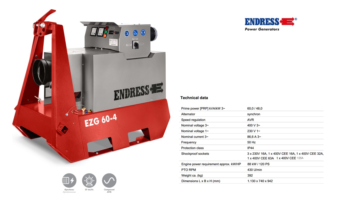 Aftakas generator EZG 40/4 TN-S | DKMTools - DKM Tools