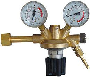 Reduceerventiel Formeergas Flowmeter 0-30  l/min W21,8x 1/14” LH female G 1/4LH x DN 6 | DKMTools - DKM Tools