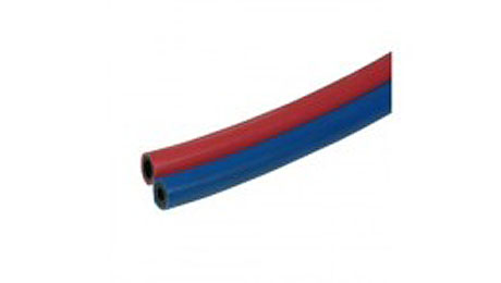 Tweelingslang, blauw-rood 4 x 3,5 + 4 x 3,5mm 40mtr 20 bar DIN 8541-EN 559