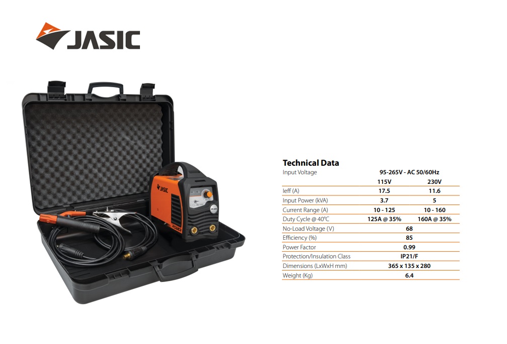 Jasic Power Arc 160 PFC (115V-230V)