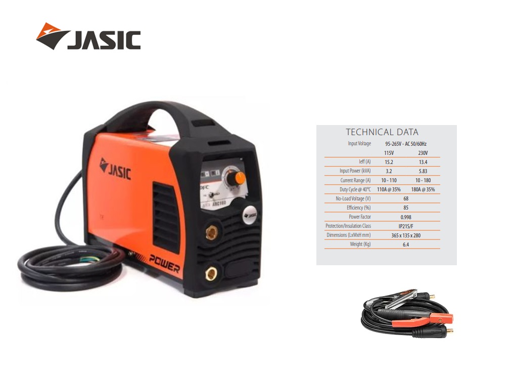 Jasic Arc 180 PFC Inverter Arc Welder 95-265V