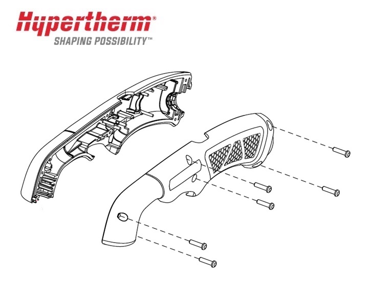 Duramax Lock 75° Vervanging van de toortshandgreep