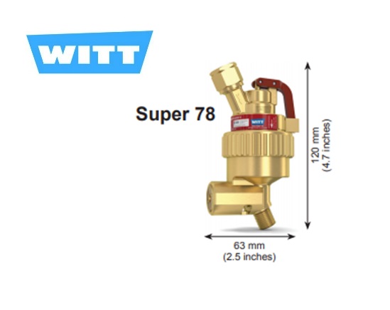 Vlamdover Super 78 Acetylene (A) 1.5 G 3/8 LH