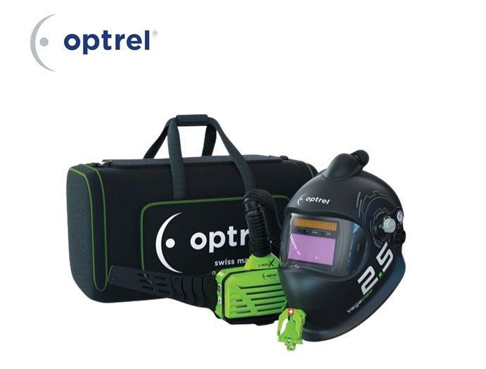 Optrel Vegaview 2.5 PAPR Lashelm + motor-G SET (20 uur) | DKMTools - DKM Tools