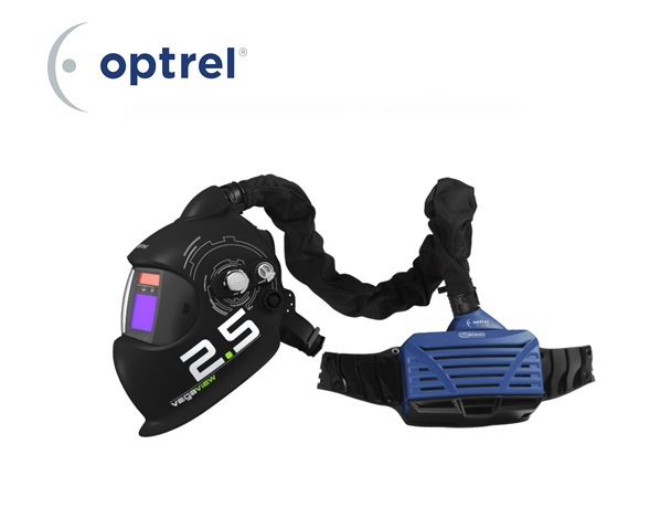 Optrel Vegaview 2.5 PAPR Lashelm + motor-G SET (20 uur) | DKMTools - DKM Tools