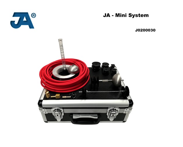 JA mini System Backinggas koffer DN 15 - DN 40 Ø 17 mm bis Ø 49 mm (1/2