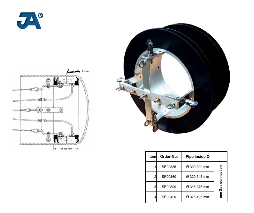 Backinggas System Gas Ring-Ø 460–485 mm | DKMTools - DKM Tools