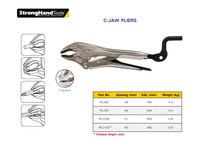 C-Jaw Plier PCJ50