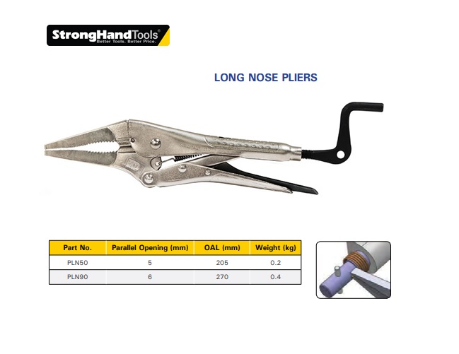 Stronghand Long Nose Plier PLN50