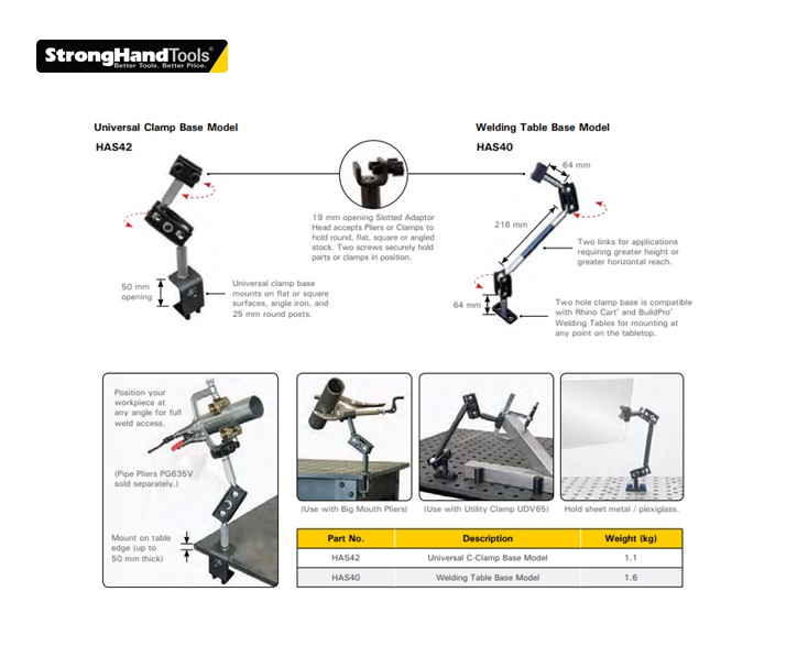 Stronghand Universal Rests MRD90 | DKMTools - DKM Tools