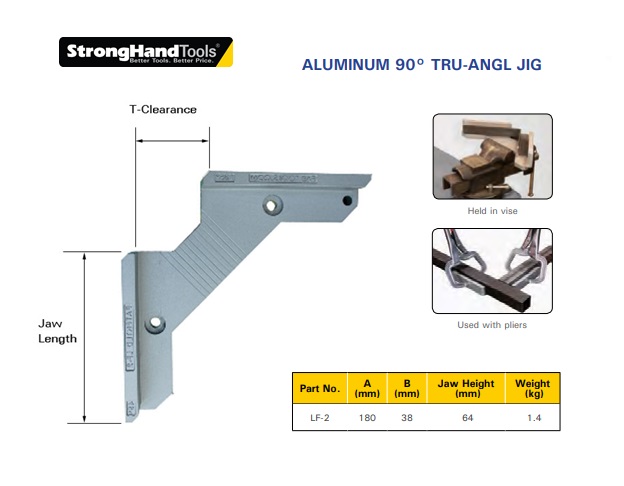 Stronghand Aluminum 90 Tru-AngL LF-2