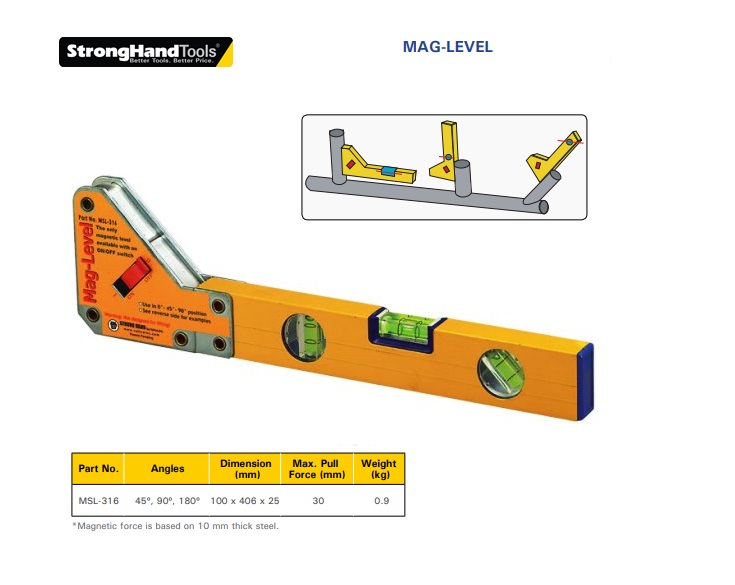 Stronghand Adjust-O Mag-Level MSL-316