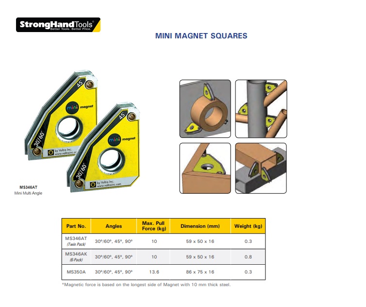 Stronghand Mini Lasmagneet MS346AK | DKMTools - DKM Tools