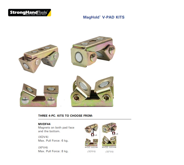 Stronghand MagHold V-Pad Kit MVDF44