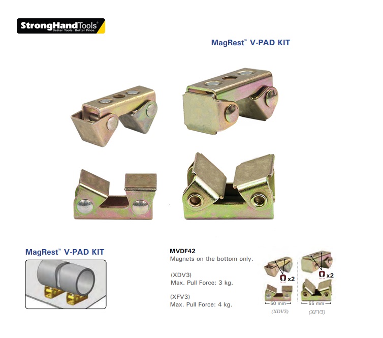 Stronghand MagRest V-Pad Kit MVDF42