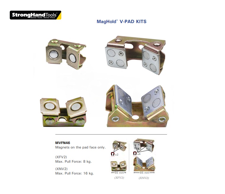 Stronghand MagHold V-Pad Kit MVDF44 | DKMTools - DKM Tools