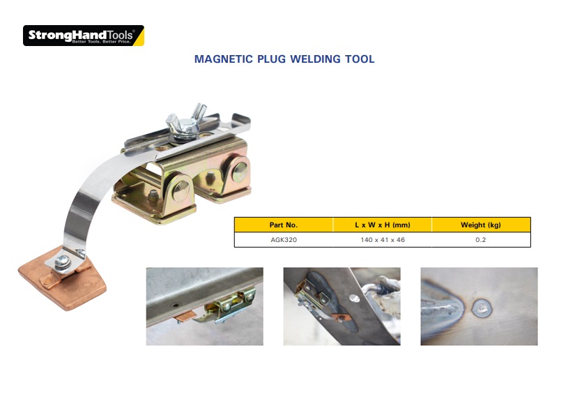 Stronghand Hole Plug Magnet AGK320