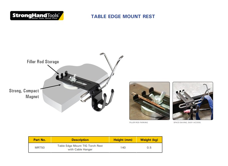 Stronghand Table Edge Model MRT50