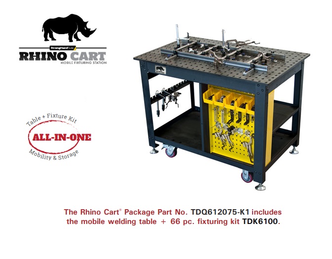 Rhino Cart lastafel incl 66-delige opspanset