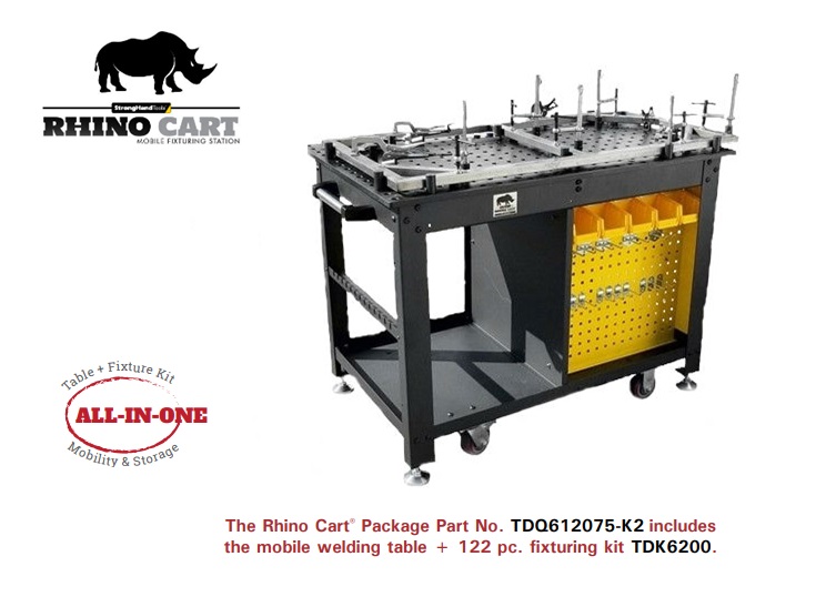 Lastafel Rhino Cart incl 122-delige opspanset