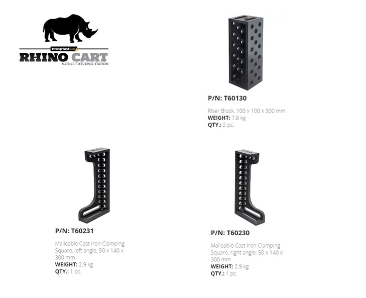 Rhino Cart Opspanset 6 dlg (T61670 x2, PT11K x2 & T66010 x2) | DKMTools - DKM Tools