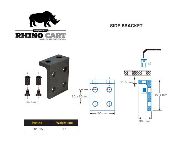 Rhino Cart Side Bracket