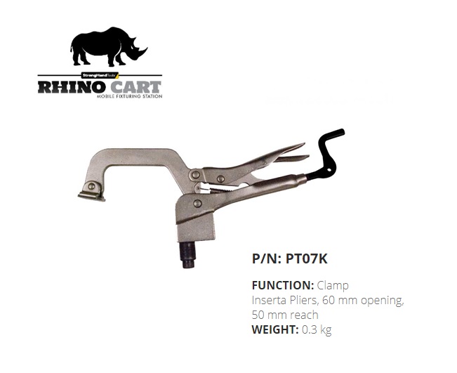 Rhino Cart Inserta Plier 100x75 mm Reach | DKMTools - DKM Tools