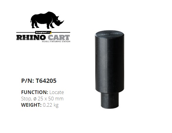 Rhino Cart Stop Tall 0 25 x 50 mm