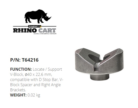 Rhino Cart V-Block 0 40 x 22.6 mm