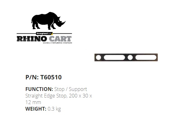 Rhino Cart Right Angle Bracket 200 x 30 x 12mm