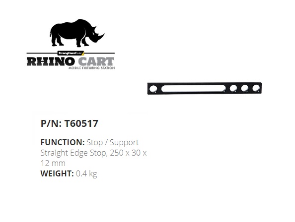 Rhino Cart Right Angle Bracket 250 x 30 x 12mm