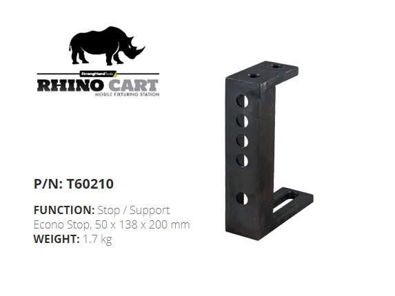 Rhino Cart Econo Stop 50 x 138 x 200 mm