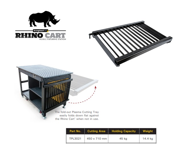 Rhino Cart Plasma Cutting Tray TPL7653