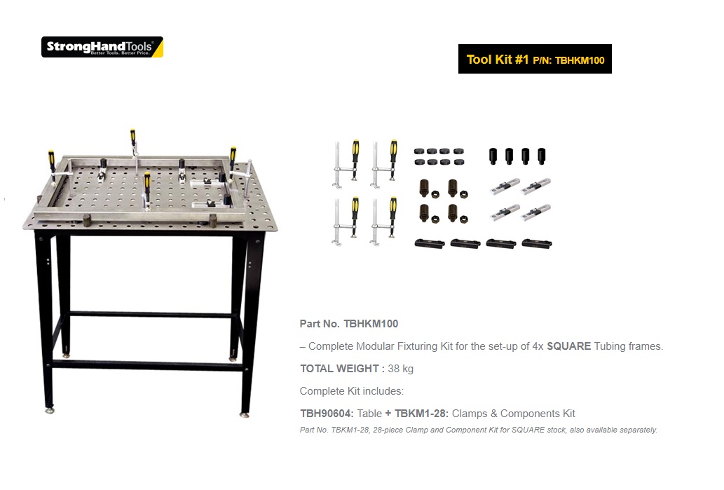 Stronghand Fixeer Lastafel set  Kit 2 | DKMTools - DKM Tools