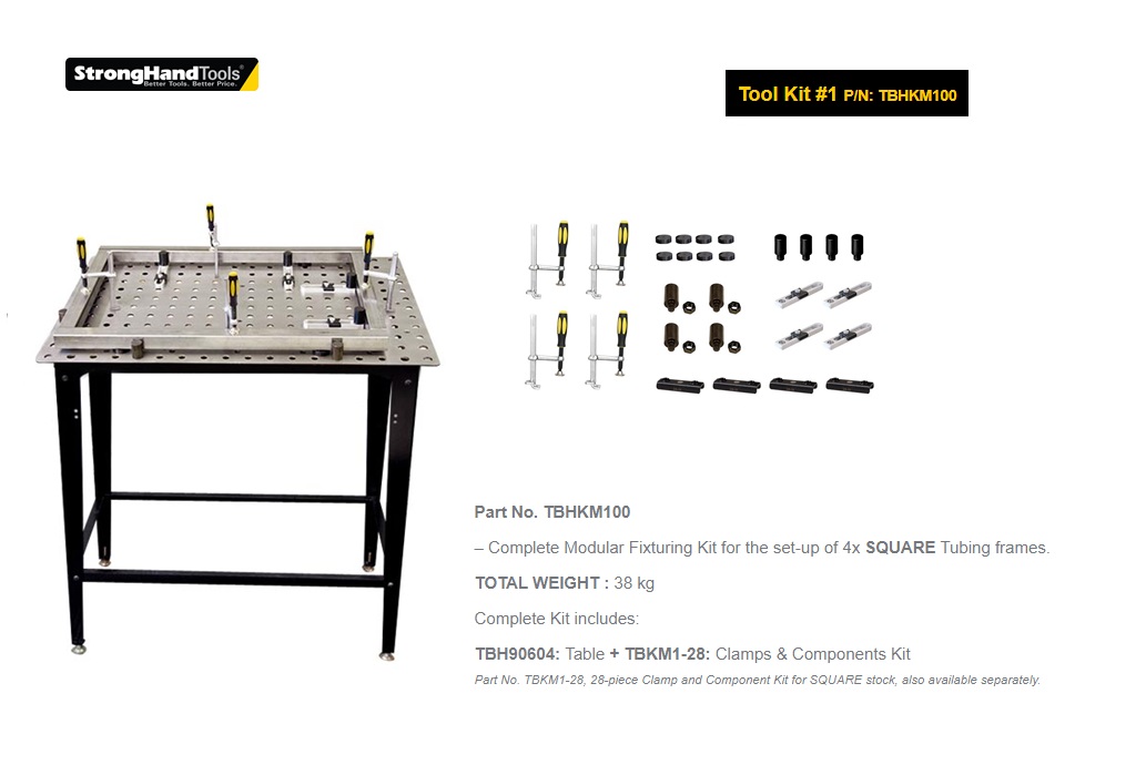 Stronghand Fixeer Lastafel set Kit 1